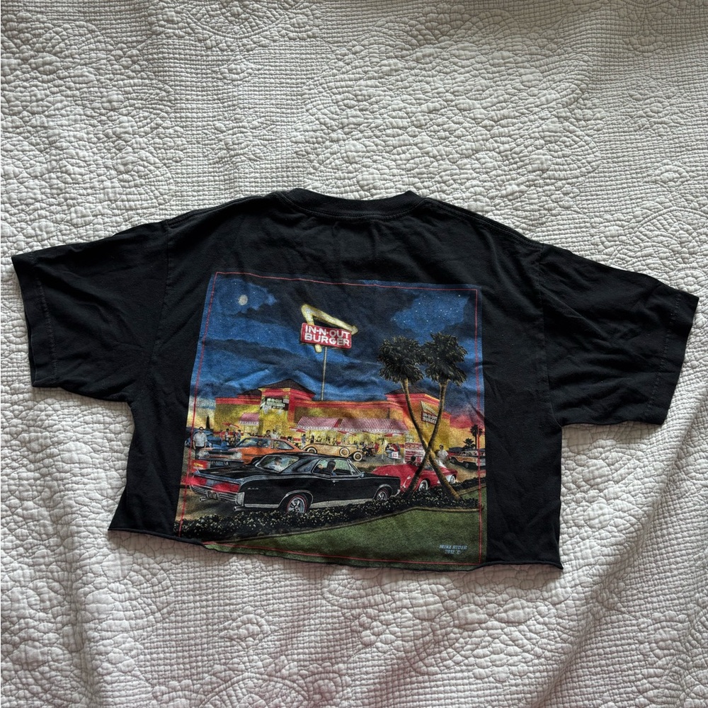 In-N-Out Burger Vintage Cropped Graphic Tee